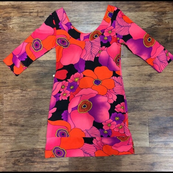 🌸Tracy Negoshian Dawn Large Floral Dress - Picture 4 of 5